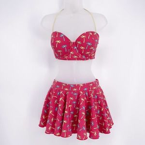 Bettie Page Retro Two Piece Bathing Suit